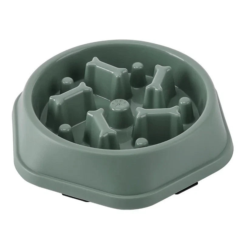 Pet Food Slow Eating Dish Feeder Bowl, Dogs, Cats, Interactive Pet Feeder