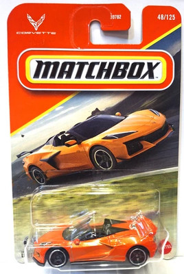 2026 Matchbox 2023 Chevy Corvette Z06 Convertible #48 Orange