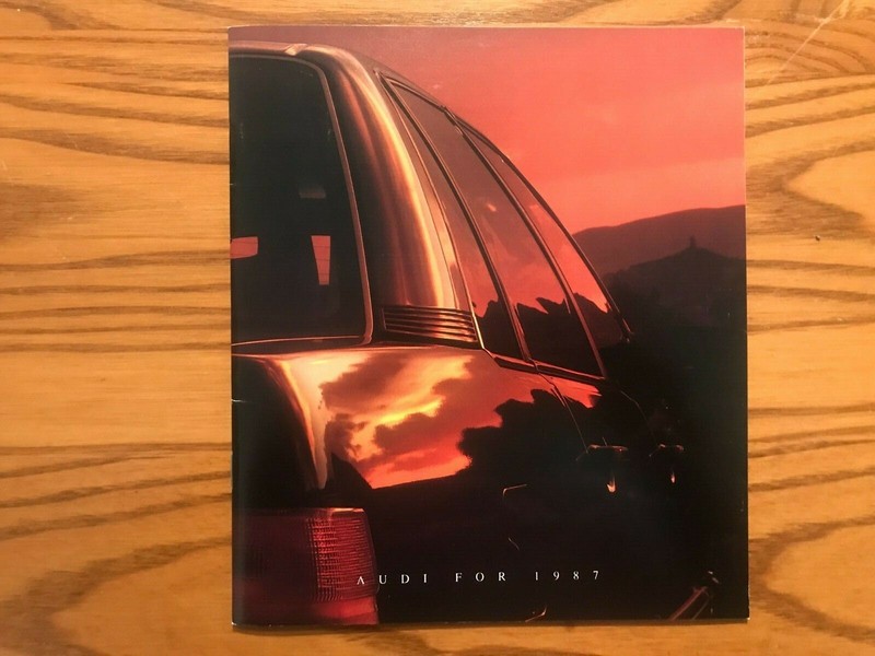 1987 Audi Full Line Sales Brochure - 5000's, 4000's, Quattros, Coupes, & Turbos