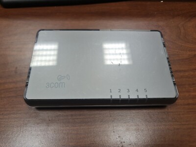 3CGSU05 - 3Com Gigabit Switch 5 PORTS GRAU FUNKTIONSFÄHIG ETHERNET NETZWERK