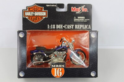 Maisto Harley Davidson Series 16 1999 FXSTS Springer Softail 1:18 New In Box