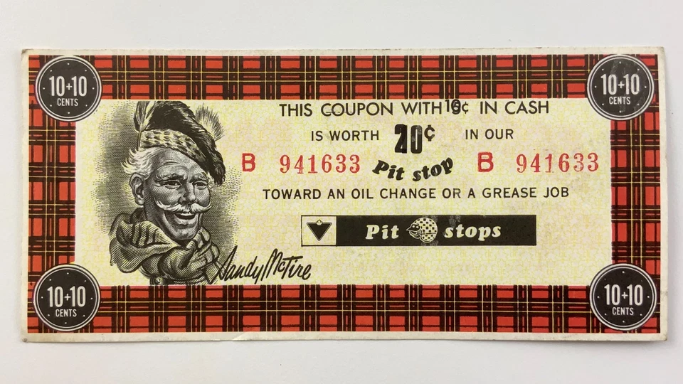 Canadian Tire Banknote 20 Cents 2 Overprint 1 Free Membership Helmet CC325 - Image 3 of 4