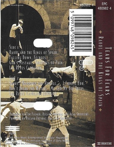 Tears For Fears – Raoul And The Kings Of Spain, Original Cassette, Europe Vers - Picture 2 of 5