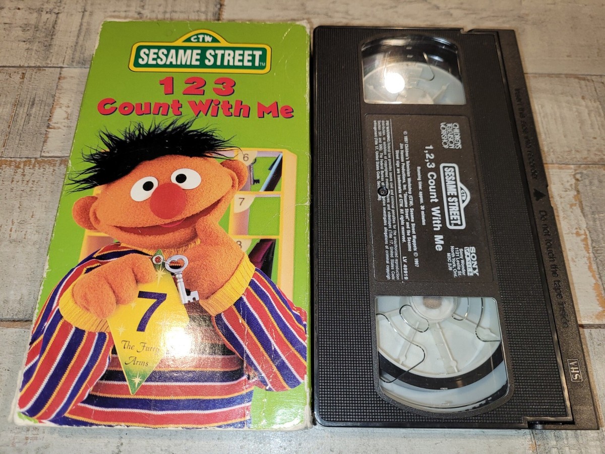 Sesame Street: 123 Count With Me (VHS, 1997) | eBay