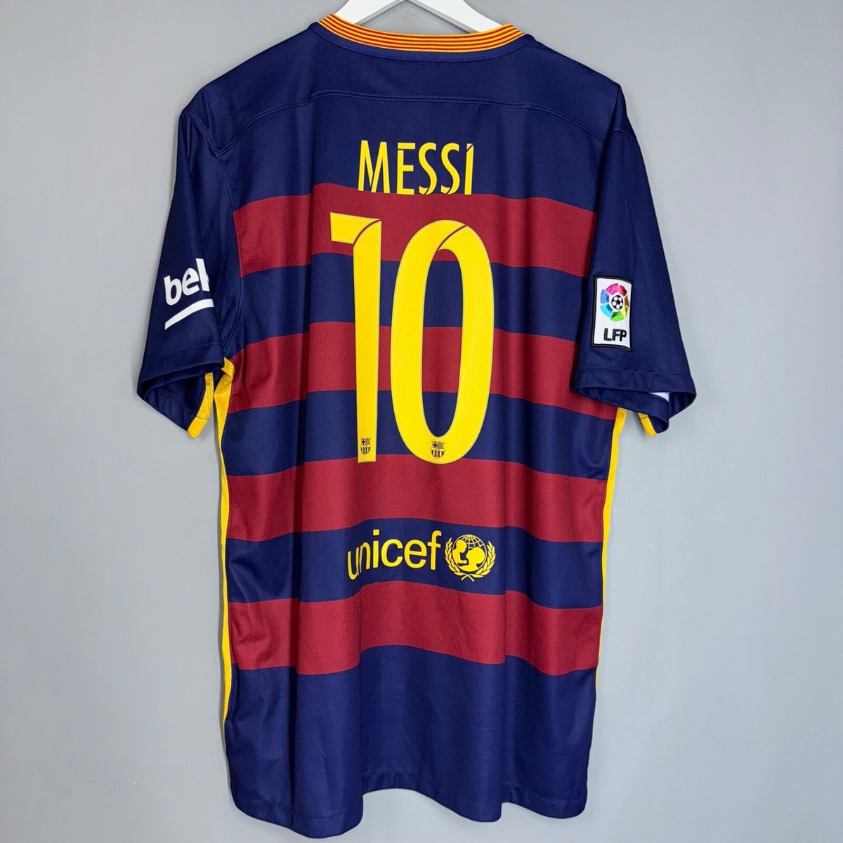 BARCELONA 2015 2016 HOME FOOTBALL SHIRT SOCCER JERSEY NIKE 658794