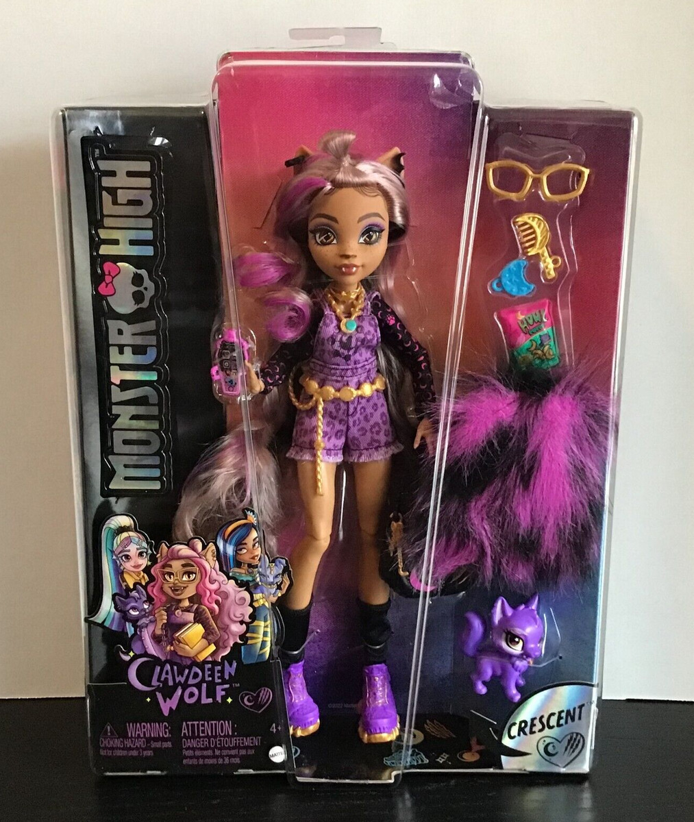 Mattel Monster High Clawdeen Wolf G3 2022 Doll New In Box Ready to