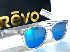 NEW Revo TATUM Shiny Crystal Clear POLARIZED Blue GLASS Sunglass 1254 09 H2O