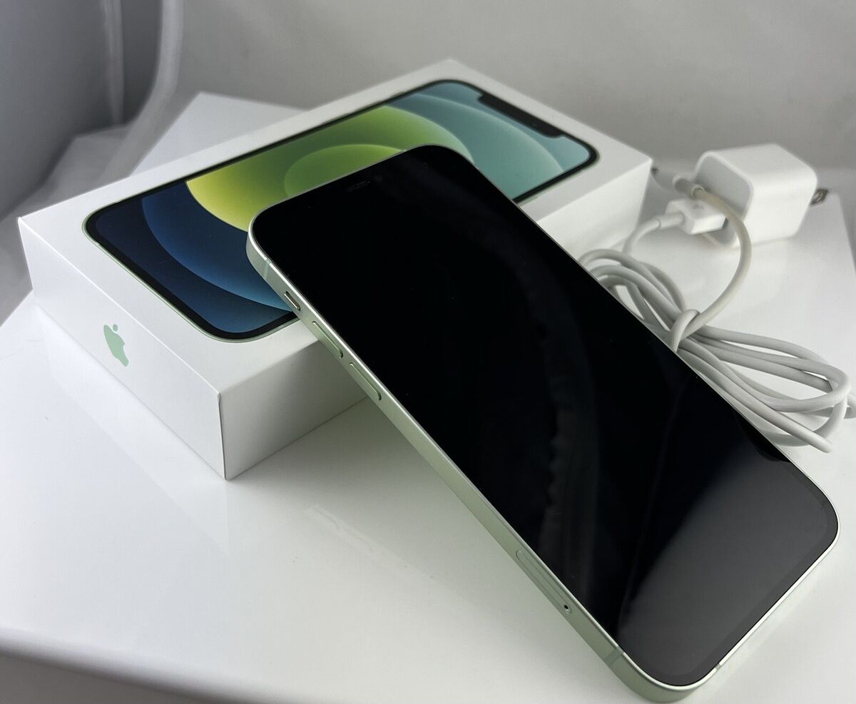 APPLE iPhone 12 UNLOCKED 64gb Mint Green EUC w Original BOX APPLE iPhone 12 UNLOCKED 64gb Mint Green EUC w Original BOX