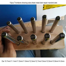 Trombone repair tool - Trombone Drawing Tube Seet Metal Mandrel 10 size 2024 USA