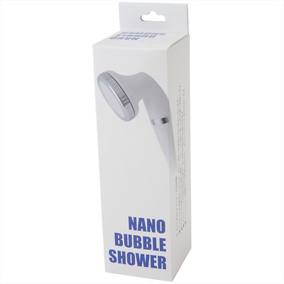 Silky Nano Bubble Shower ホワイト Shower Head Micro-Nano Bubble Shower 1/100 Minimum Bubble