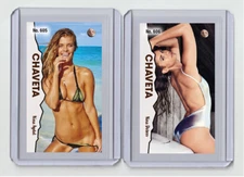 Nina Dobrev rare MH Chaveta #'d x/3 Tobacco card no. 606