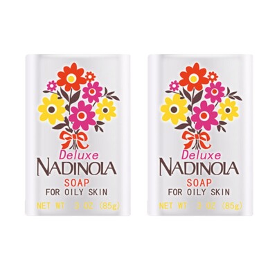 Nadinola Deluxe Soap For Oily Skin Set 3oz Bar - 2 Pack