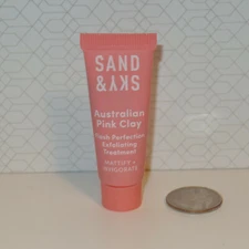 NEW Sand & Sky Australian Pink Clay Porefining Face Mask 10g Sample Size
