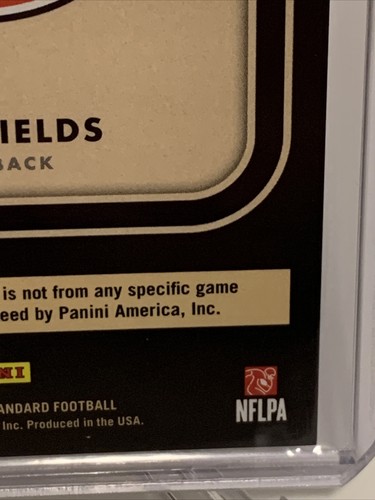 2021 Justin Fields Gold Standard Triple Patch Rc Auto RPA Rookie Autograph #/75 - 第 15/16 張圖片
