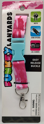 Funkey Lanyards Tie Dye Design Easy Release Buckle