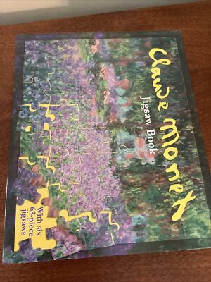 Claude Monet Painting Jigsaw 6x63 Puzzle Art Book Famous Artist Water Lilies