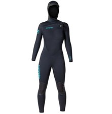 HYPERFLEX Women's 5/4 Hooded VYRL CZ Wetsuit - Black - Size 10 - NWT