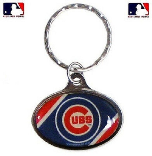 1 MLB Keychain Ring NEW Dome team logo color design Chrome Key Chain CHOOSE TEAM - Picture 2 of 9