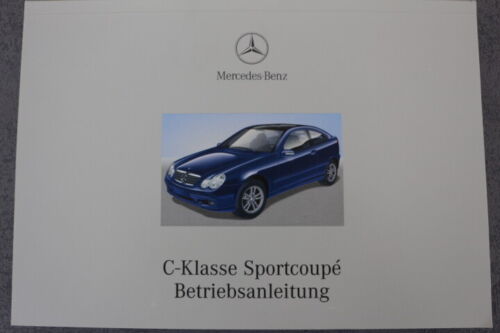 Mercedes Benz C-Klasse Sportcoupe "CL 203" (2002) Betriebsanleitung  -  Handbuch - Afbeelding 1 van 1