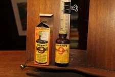 Vintage Empty Box Glass Jar Hoppes Gun Cleaning Solvent