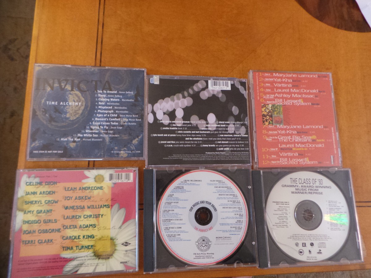 Compilation Lot 2: 6 Music CDs: Class of '93 Grammy Winners