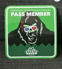 Universal Studios Hollywood KING KONG Annual Pass Holder Magnet NEW!