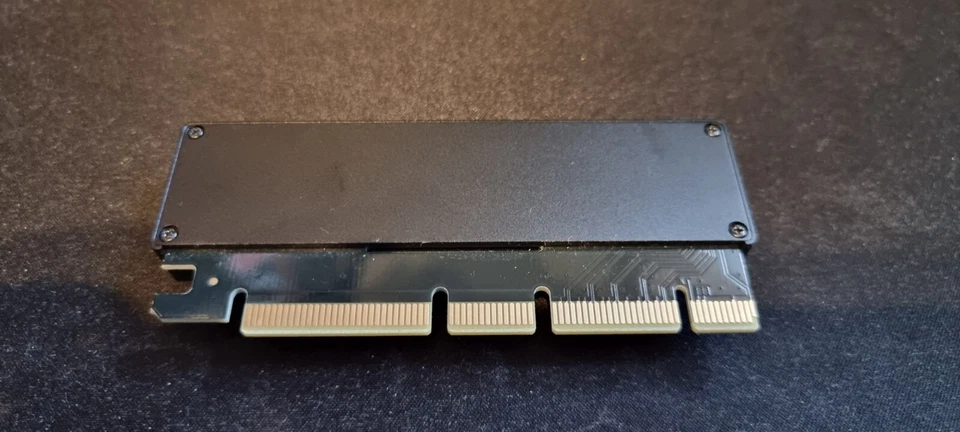 Sabrent NVMe M.2 SSD to PCIe X16/X8/X4 Card with aluminum heat sink (EC-PCIE) - Image 2 of 2