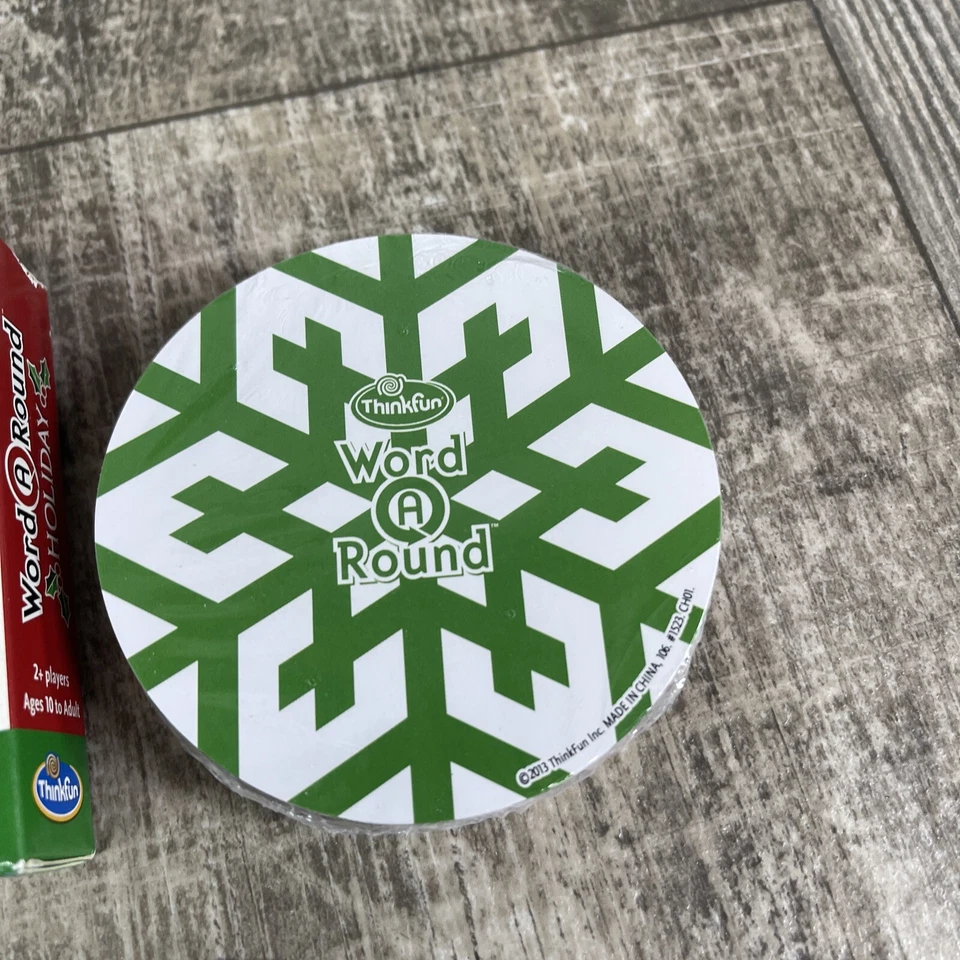 Word A Round Holiday Christmas Fast Paced Word Card Game 50 Cards (2013) - Image 2 of 4