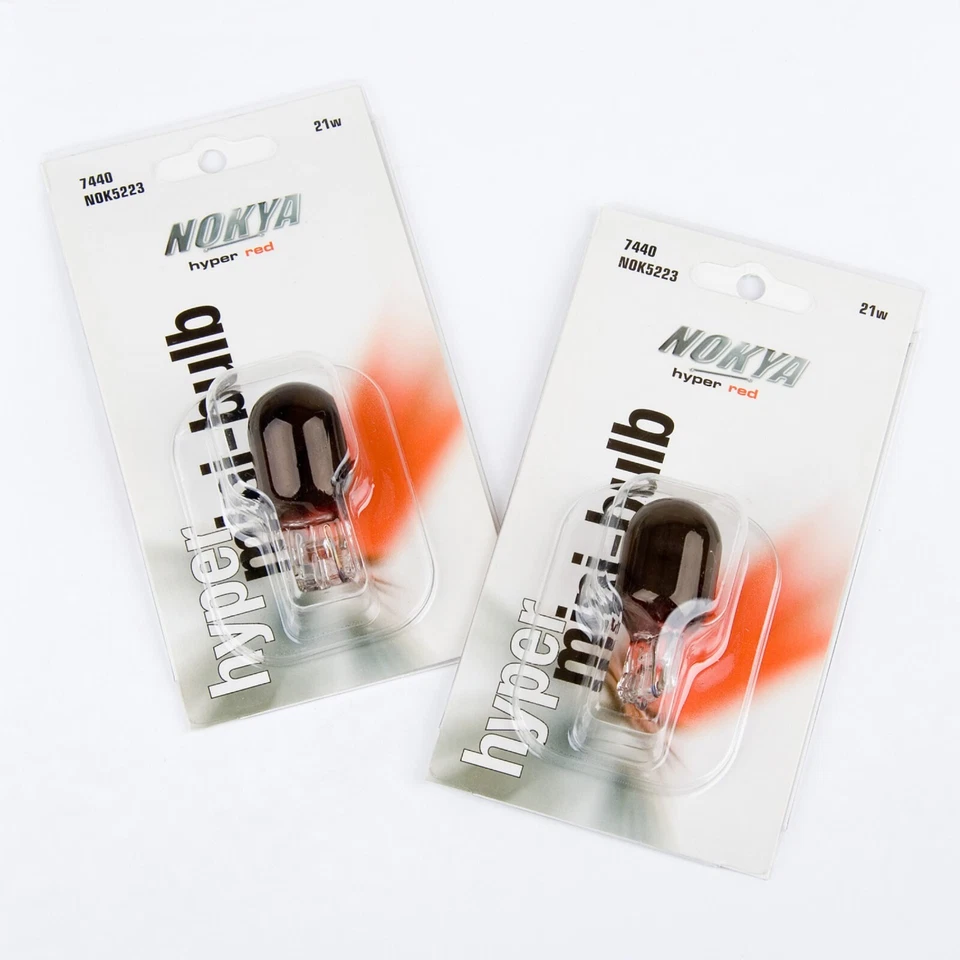 Nokya 7440 Nok5223 21W Rojo Dos Bombillas Respaldo Luz Inversa Stock de Repuesto Foto 2 de 4