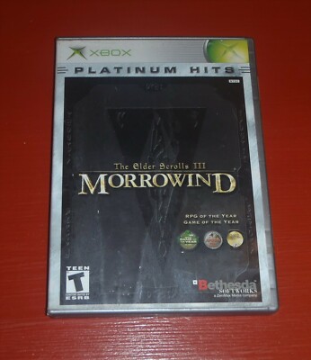 The Elder Scrolls III Morrowind  (Microsoft Xbox, 2002)-No Manual 