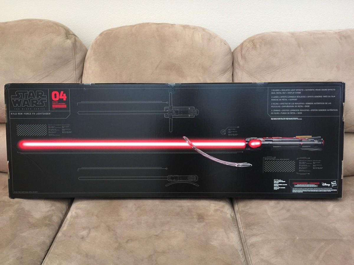 Star Wars The Black Series Kylo Ren Force FX Deluxe Lightsaber