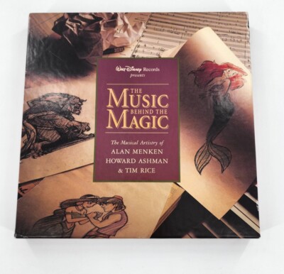 Disney THE MUSIC BEHIND THE MAGIC 4CD限定 The Music Behind the Magic 4 CD Box Set Walt Disney w/ Book