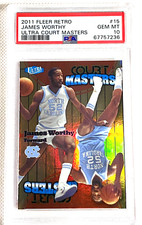 PSA 10 GEM MINT 2011 JAMES WORTHY FLEER RETRO ULTRA COURT MASTERS #15 G5373