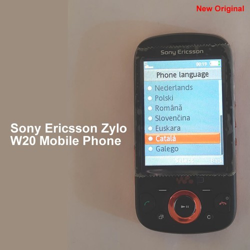 100% Genuine Sony Ericsson Zylo W20 GSM 3G 3.15MP unlock mobile phone Black - Picture 7 of 8
