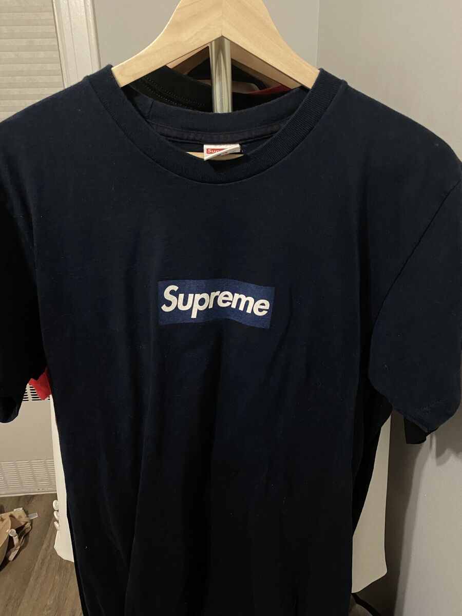 Supreme New York Yankees Box Logo Tee Size M