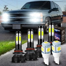 For GMC C1500 1988-1999 Combo High&Low Beam 6000K Front LED Headlight Bulbs Kit