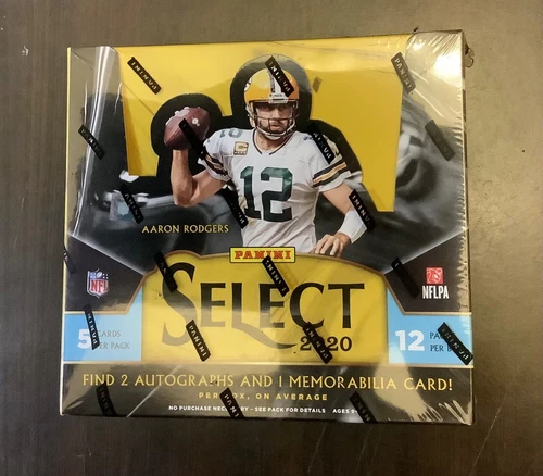 2020 PANINI SELECT FOOTBALL HOBBY BOX FACTORY SEALED FREE SHIPPING!