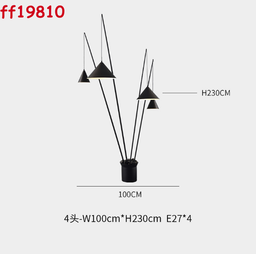 Nordic Personalized Art Lighting Fixtures Fish Sofa Floor Lamp Standing Light - Picture 11 of 11