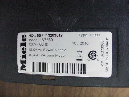 Parte aspirapolvere verticale Miele S7280 tipo HS08 - gruppo meccanismo ruota - Foto 5 di 5