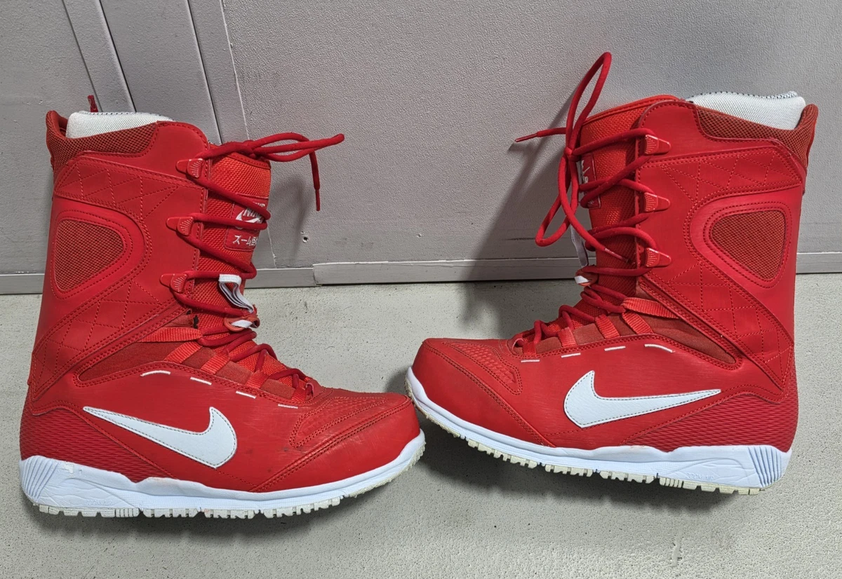 Nike Air スノーボードブーツ ズーム　怪獣　US 9 ホワイト/レッド Nike Ski & Snowboard Boots for Men for sale - eBay