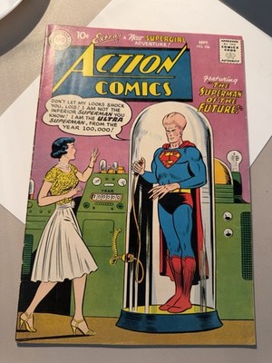 Action Comics 256. 1959. 10 Cent Issue. 6.5 F+