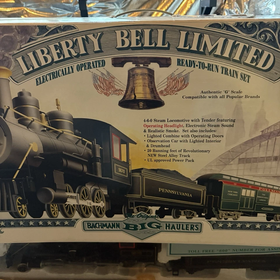 Bachmann Big Haulers Liberty Bell Limited G Scale Train Set 58616 Incomplete - Image 4 of 4