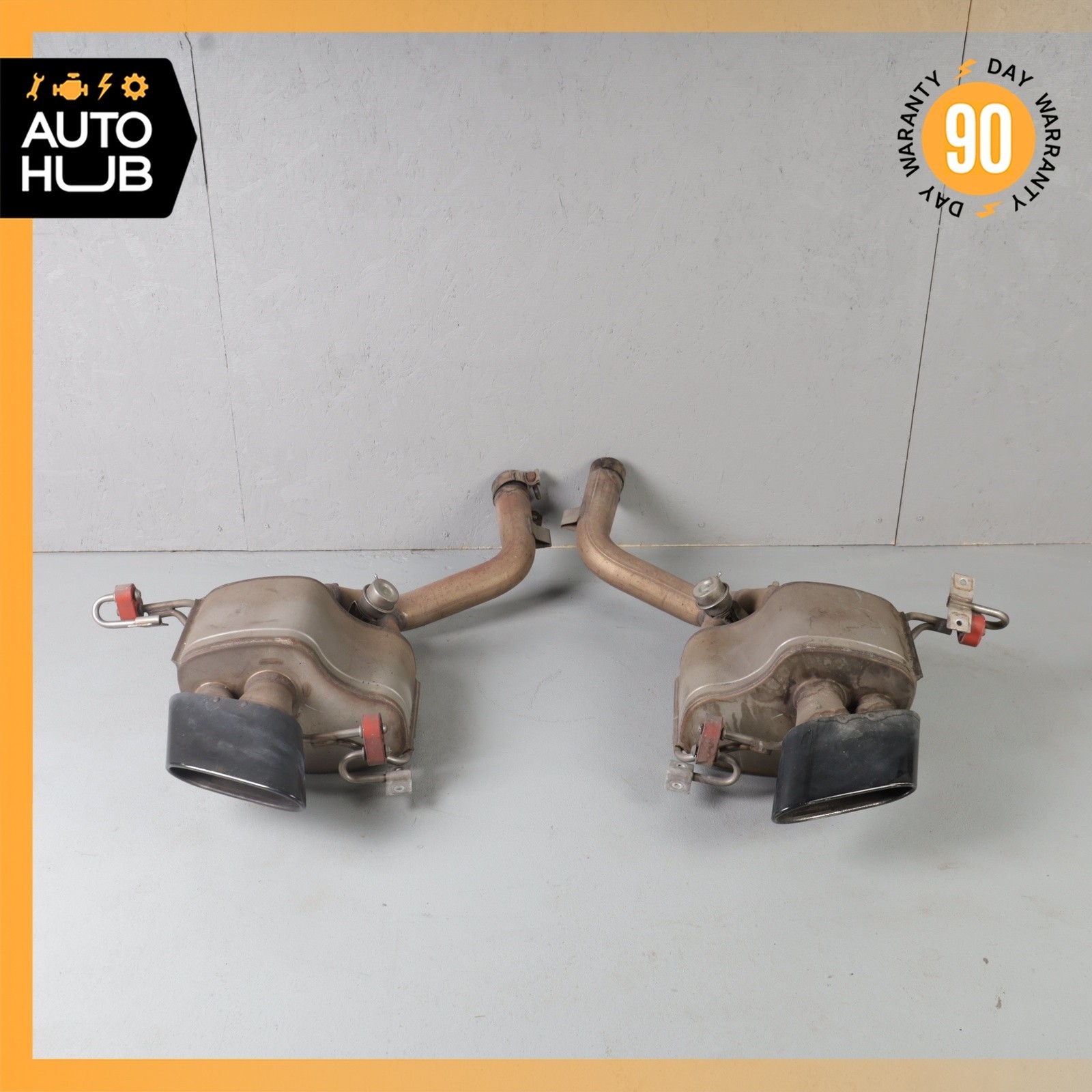 Maserati GranTurismo Sport 2009-2019 Exhaust tailpipes Pair