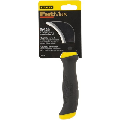 #ad Stanley FatMax 8 in. Fixed Blade Hook Knife Black Yellow 1 pk $10.82
