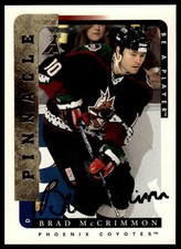 1996-97 Pinnacle Be a Player #168 Brad McCrimmon Autographs