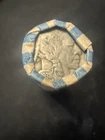 Buffalo Indian Head nickels. 40 coin roll. All 1930-1938. Free shipping