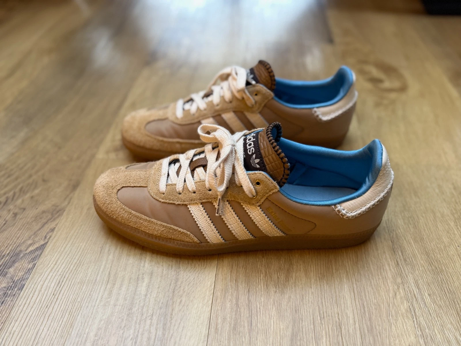 Wales Bonner x adidas Samba Desert White Suede Trainers Sneakers EU 46 UK 11