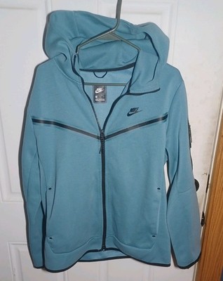 Nike Tech Fleece Hoodie Mens Size XL Blue Full-Zip Sportswear CU4490