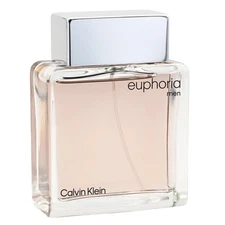 EUPHORIA MEN Calvin Klein 3.3 / 3.4 OZ EDT Cologne Spray ~ NEW PACKAGING
