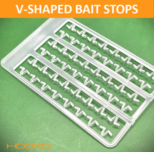 Clear Plastic V Shaped Bait Stops Carp Coarse  Fishing  Hair Rig Boilie
